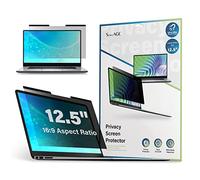 SenseAGE Magnetic Laptop Privacy Screen Filter for 12.5 Inch, Anti-Blue Light Anti-Scratch, Widescreen Privacy Screen Protector for Notebook HP/Lenovo/ASUS/Dell, 16:9 Aspect Ratio