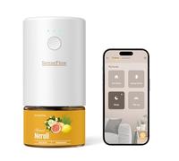 SenseFlow Essential Oil Diffuser Waterless Ultrasonic Smart Wi-Fi SF101S - 100% Plant-Based, LED Light, Adjustable Modes, 100㎡ Covers, 120-Day Scent - Air Freshener & Aromatherapy - Neroli