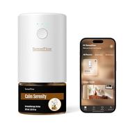 SenseFlow Essential Oil Diffuser Waterless Ultrasonic Smart Wi-Fi SF101S Pro - 100% Plant-Based, LED Light, Adjustable Modes, 100㎡ Covers, 120-Day Scent - Air Freshener & Aromatherapy - Calm Serenity