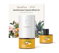 Senseflow Plug-in Air Freshener for Home, Waterless Essential Oil Diffuser for Bedroom and Bathroom, Non-Toxic Formula for Pets and Nursery, 120 Days Runtime, Refillable - Neroli