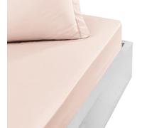 Sensei Maison Soft Percale Plus Percale Fitted Sheet 40 cm 80 x 200 cm Powder