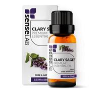SenseLAB Clary Sage Essential Oil - 100% Pure Extract - Therapeutic Grade for Diffuser and Humidifier - Soothing and Mood Balance Oil - Hair Care (10 ml)