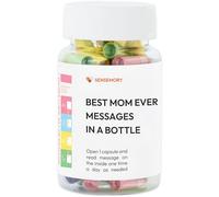 Sensemory 50 What I Love About You Mom Messages in a Bottle to Best Mom Ever, Thoughtful Christmas, New Year Gifts, Happy Birthday Gifts for Grandma, Christmas Stocking Stuffers for Mother