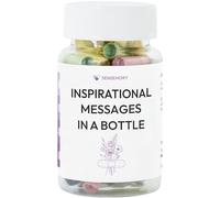 Sensemory Pre-Written Message in a Bottle (Inspirational), Inspirational Quotes in a Bottle, Christmas, New Year Gifts for Family, Women, Coworker, Self Encouragement Gifts for Men