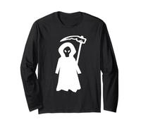 Sensenmann in The Dark Robe with Sense - Halloween Design Long Sleeve T-Shirt