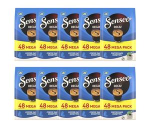 Senseo 10 boxes of 48 pods of decaf and rich in aromas