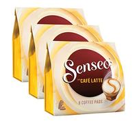 Senseo Coffee Café Latte, aromatic coffee with creamy Milky flavour, coffee with milk 3 x 8 Pads