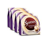 Senseo Coffee Pads Cappuccino Choco, Coffee with Chocolate Taste, New Recipe, 4 Pack, 4x8 Pods