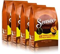Senseo Dark Strong Roast Coffee Pods x48 (Pack of 4, Total 192 Pads)