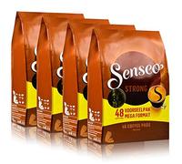 Senseo Dark / Strong Roast, Pack of 4, 4 x 48 Coffee Pods (192 Pads)