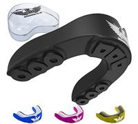 Senshi Japan Black Gum Shield - Soft Acrylic Material, Superior Protection & Comfort for Intense Sports, Top-Notch Teeth Protection, Customizable Fit, Versatile for Men & Women