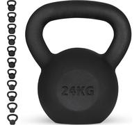 Senshi Japan Cast Iron Kettlebell, Cardio, Home & Functional Training, Muscle Building (24KG)