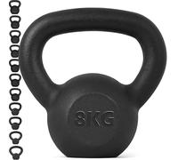 Senshi Japan Cast Iron Kettlebell, Cardio, Home & Functional Training, Muscle Building (8KG)