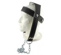 Senshi Japan Premium Cowhide Leather Head Harness- Customizable Fit, Extra Long Chain, Effective Neck Training, Rust-Proof Rivets For Durability,Trusted By Professionals