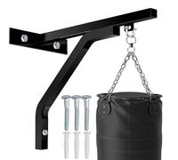 Senshi Japan Wall Mounted Punch Bag Bracket With Pull Up Bar, One piece design holds up to 500 KG, Outdoor Chin Up Bar Punch Bag Hanger For Outside & Boxing Gyms (Bracket Only)