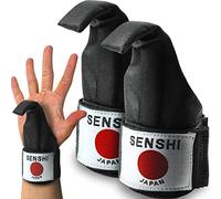 Senshi Japan Weight Lifting Hook Straps, Extra Strong Velcro Strap, Versatile Performance, Maximum Convenience, Enhance Your Performance, Adjustable-One Size Fits All