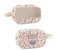 Senshi Merch Senshi Bread Makeup Bag Senshi Dungeon Meshi Gift for Anime Fans Dwarf Cooking Gift (Bread Bag)