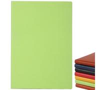 Senshuomy A5 Notebook,Hardback Note Book,2025 Diary,PU Leather Journal Notepad with 80 Gsm Lined Paper,Which Is Suitable for Office,School,Business Writing & Note Taking,200 Pages-2Pcs/Green