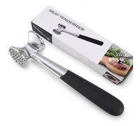 Senshuomy Double Sided Meat Tenderiser, Zinc Alloy Meat Hammer-Style B