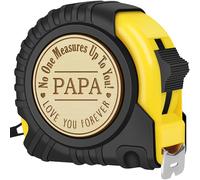 Sensi Blue Papa Gifts for Grandpa, Papa Fathers Day Gift Ideas, Best Papa Gifts from Grandchild, Christmas Birthday Gifts for papa, Tool Gifts Carpenter Gifts for Grandpa, Engraved Tape Measure 25FT