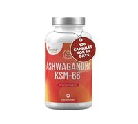 Sensilab Ashwagandha KSM 66-600 mg Ashwagandha Root Extract with 5% Withanolides and Black Pepper
