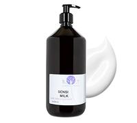 SensiMilk - Natural Micellar Milk with Ceramides, Powerful Facial Cleanser, Makeup Remover, Sensitive Skin Friendly, Hydrating, Non-Greasy, 35.19 fl oz