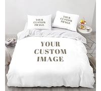 SENSING Custom Photo Duvet Cover Set - Personalized Bedding for Family, Kids & Couples with Zipper Closure | Machine Washable 3-Piece Gift Set for Birthdays, Baby Showers & Friendship Day