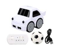 Sensing RC Car, ABS Inductive RC Car with 4 Play Modes, LED Eyes and Music, 500mAh Rechargeable Remote Control for Kids Boys Indoor Play (White)