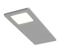Sensio Astro Aluminium Effect Mains-Powered Led Variable White Under Cabinet Light Ip20 (L)190mm (W)70mm, Pack Of 3