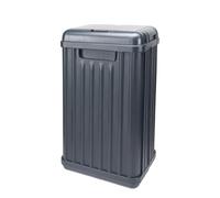 Sensio Home 50 Litre Large Waterproof Motion Sensor Trash Can Dust Bin with Auto Lid, Ozone Function Helps Neutralise Bacteria, Bedroom Bathroom Living Room Office, Black