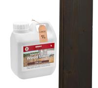 Sensio Home Dark Oak Wood Stain Big Value 1L Size Water Based Non Toxic Environmentally Friendly Wood Dye Indoor and Outdoor Furniture Wood Timber Skirting Doors Fence