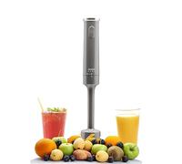 Sensio Home Hand Blender Cool Grey 200W Stick Immersion Blender Food Processor Handheld Electric with Stainless Steel Blade Great for Soups, Baby Food, Sauce, Smoothies