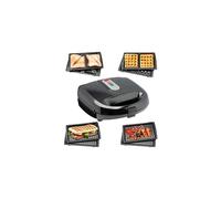 Sensio Home Multi Functional 3 in 1 Stylish Waffle, Deep Fill Sandwich, Panini or Grill Maker Machine Interchangeable Non Stick Easy Clean