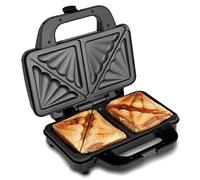 Sensio Home Sandwich Toaster Toastie Maker Deep Fill Non Stick Silver Sensio Home Silver