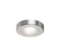Sensio Hype R Pro Stainless Steel Effect Mains-Powered Led Variable White Under Cabinet Light Ip20 (L)65mm (W)65mm, Pack Of 3
