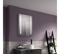 Sensio Kai Rectangular Wall-Mounted Bathroom Illuminated Mirror (H)70Cm (W)50Cm