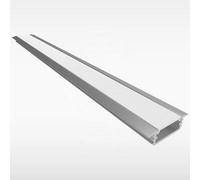 Sensio Linia Recessed Aluminium Profile 2200mm Matt Silver Flush-Fit Se980220