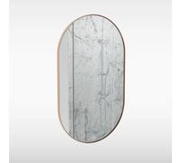 Sensio Nebula Oval Bronze Heated Bathroom Mirror with Lights 500 x 800mm