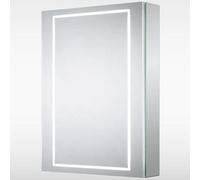 Sensio Sonnet Se30194C0 Led Mirror Cabinet - Single Door, Cool White, Demister & Shaver Socket, 2 Shelves