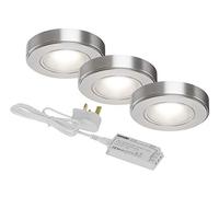 Sensio Zeta - Recessed/Surface Mounted Under Cabinet Light 3 Light Kit Inc LED Driver - Natural White, Silver, one Size