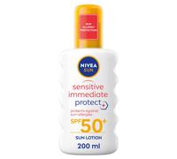 Sensitive Allergy Immediate Protect Spray SPF 50+ (200ml), Sun Cream for Sensitive Skin, Sun Protection Factor 50+, Water-Resistant Sunscreen Spray