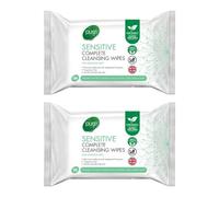 Sensitive Complete Cleansing Wipes With Aloe Vera, Triple Filtered Water, Enriched With Pro Vitamin B5 & Glycerin, Removes Make Up & Waterproof Mascara, 25wipes, 2PCS