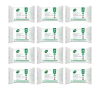 Sensitive Complete Cleansing Wipes With Aloe Vera, Triple Filtered Water, Enriched With Pro Vitamin B5 & Glycerin, Removes Make Up & Waterproof Mascara, 25wipes, 12PCS