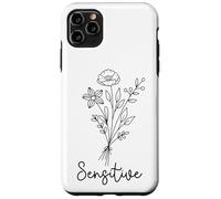 Sensitive Floral Design Empath Girly Flowers Minimal Design Case for iPhone 11 Pro Max