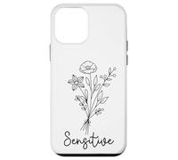 Sensitive Floral Design Empath Girly Flowers Minimal Design Case for iPhone 12 mini