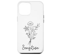 Sensitive Floral Design Empath Girly Flowers Minimal Design Case for iPhone 12 Pro Max