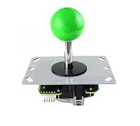 Sensitive Lightweight Joystick DIY High Response Non-delayed Arcade Game Fighting Stick Controller with Ball for Game Console (green)