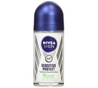 NIVEA MEN Sensitive Protect Antiperspirant Deodorant Pack of 6 (6 x 50 ml), Men's Deodorant with 0 Percent Alcohol, 48 Hour Antiperspirant f