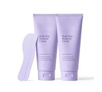 Sensitive Skin Body Hair Removal Cream with Comfortable Wax Applicator,Body Care Fragrance Gentle,Body Hair Removal Cream with Spatula Applicator,Safe for Sensitive Skin (2PC)