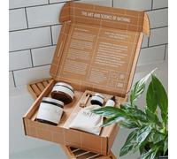 Sensitive Skin Spa Gift Set, Oat Milk Powder, Dead Sea Salt, Coconut Oil Bath Sets for Women, Valentines Gift